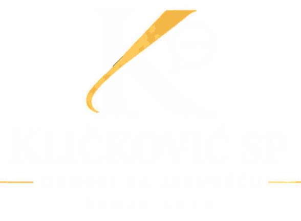 Logotip agencije KLIČKOVIĆ SP – Odnosi sa javnošću, Banja Luka